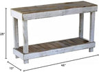 Mcchristian 46" Solid Console Table, Reclaimed Wood, Pine Top - Image 2