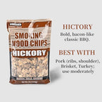 Smoking Wood Chips Variety Pack, 3 Flavors (Oak, Hickory, Apple), 2 lbs × 3 — All-Natural BBQ Smoking Chips for Smoker Box, Electric Smokers, Pellet & Charcoal Grills - Image 7
