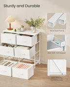 SONGMICS Dresser for Bedroom, Tall Dresser with 6 Fabric Drawers - Image 6