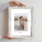 Hongkee 9x12 Picture Frame Set of 4, Made of Glass and Multicolour Wooden Frame, 9 by 12 Photo for Wall or Tabletop - Display Picture 6x8 with Mat or 9x12 Without Mat - Image 2