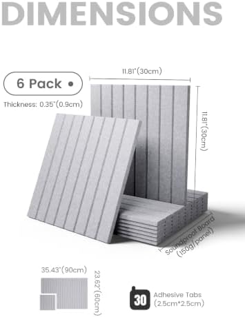 Fluxynara 36" x 24" Large Felt Bulletin Board, Soft Gray - Image 2