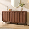 Oak&Sparrow Mid Century Dresser for Bedroom, 9 Drawer Dresser with Arched Front, 63'' Wide Chest of Drawers Wood Storage Organizer for Living Room by OakSparrow