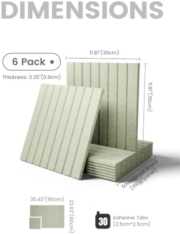 Fluxynara 36" x 24" Large Felt Bulletin Board, Sage - Image 2