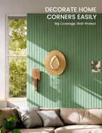 Fluxynara 48" x 36" Large Felt Bulletin Board, Moss Green - Image 3
