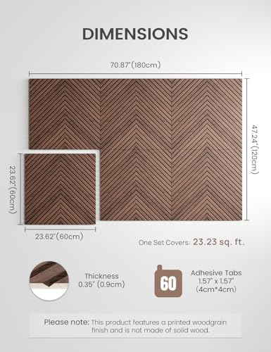 Fluxynara 6-Pack Large Felt Bulletin Board, Walnut Pyramid - Image 2