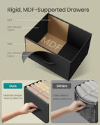 SONGMICS Dresser for Bedroom, Tall Dresser with 5 Fabric Drawers - Image 5