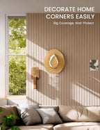 Fluxynara 48" x 36" Large Felt Bulletin Board, Taupe - Image 3