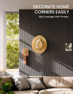 Fluxynara 36" x 24" Large Felt Bulletin Board, Charcoal Gray - Image 3