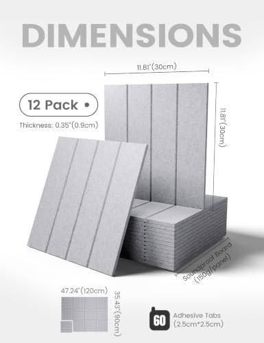 Fluxynara 48" x 36" Large Felt Bulletin Board, Soft Gray - Image 2