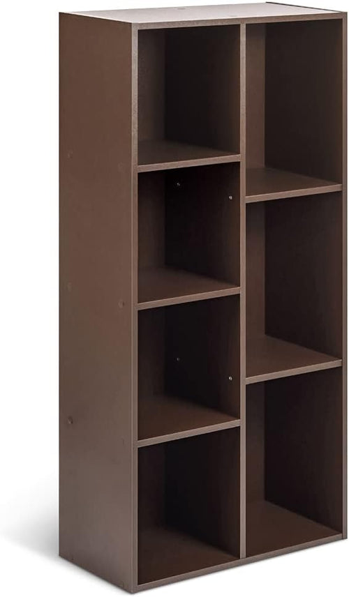 Amazon Basics 7 Cube Storage Organizer Bookcase, Sturdy Shelves, Book Shelf by AmazonBasics