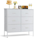 6-Drawer Dresser for Bedroom, Anti-Tip Wide Storage Organizer by SageNest