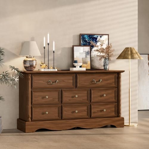 Farmhouse 8-Drawer Dresser with Charging Station for Bedroom - Image 7