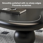 Eco-Friendly Vintage Cream Coffee Table – Sturdy Round Legs, Smooth Finish - Image 6