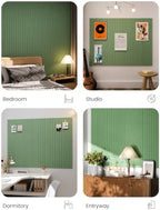Fluxynara 48" x 36" Large Felt Bulletin Board, Moss Green - Image 7