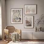18x24 Wood Poster Frame, 18x24 Solid Oak Picture Frames Matted to 16x20 - Image 2
