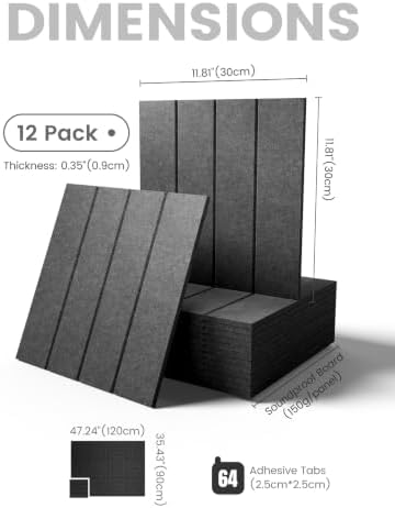 Fluxynara Felt Bulletin Board & Cork Board Alternative, Charcoal Gray - Image 2