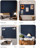 Fluxynara 48" x 36" Large Felt Bulletin Board, Carbon Blue - Image 7