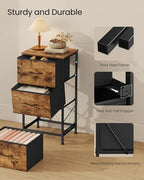 SONGMICS Dresser for Bedroom, Small Dresser with 3 Fabric Drawers - Image 6
