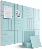 Fluxynara 48" x 36" Large Felt Bulletin Board, Aqua Blue by FLUXYNARA