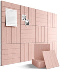 Fluxynara 48" x 36" Large Felt Bulletin Board, Pink by FLUXYNARA