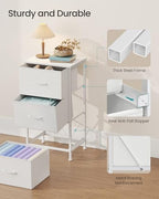 SONGMICS Dresser for Bedroom, Small Dresser with 3 Fabric Drawers - Image 6