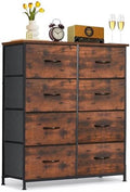 8-Drawer Dresser for Bedroom, Anti-Tip Tall Storage Organizer by SageNest