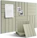 Fluxynara 36" x 24" Large Felt Bulletin Board, Sage by FLUXYNARA