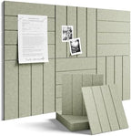 Fluxynara 36" x 24" Large Felt Bulletin Board, Sage by FLUXYNARA