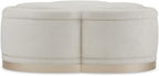MICHAEL AMINI Malibu Crest Faux-Suede Cocktail Ottoman - Image 3