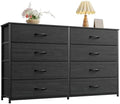 Furnulem Wide Dresser for Bedroom, TV Stand for 55'', 8 Drawer Dorm Dresser by Furnulem