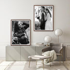 puthiac 24x36 Solid Oak Wood Picture Frames, Walnut, 3 Pack - Image 6