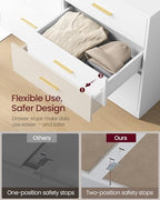 VASAGLE 6-Drawer Dresser, Chest of Drawers, 46.9 x 15.8 x 30.7 Inches - Image 5