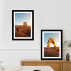 Hongkee 12x18 Picture Frame Set of 4, 12 x 18 Black Wood Style(Mat 8.5x11) - Image 6