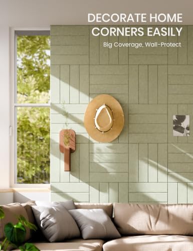 Fluxynara 36" x 24" Large Felt Bulletin Board, Sage - Image 3