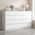 White 12 Drawer Dresser for Bedroom,Modern Long Deep Drawer Dresser,Wood Storage Chest of Drawer, Storage Organizer Drawers for Bedroom by CIPACHOHOMEFURNITURE