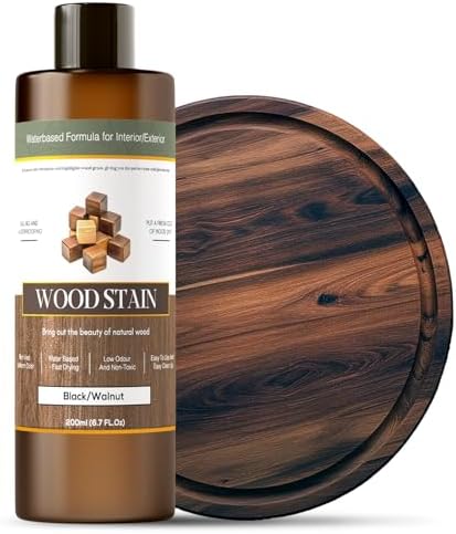 Wood Stain - Stain for Wood - Natural Stain for Furniture - 6.7oz by LIIZOUSUDA