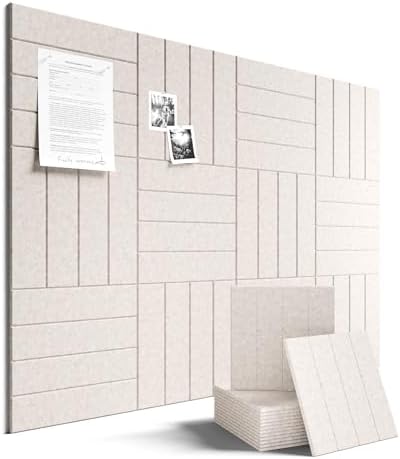 Fluxynara Felt Bulletin Board & Cork Board Alternative, Oatmeal by FLUXYNARA