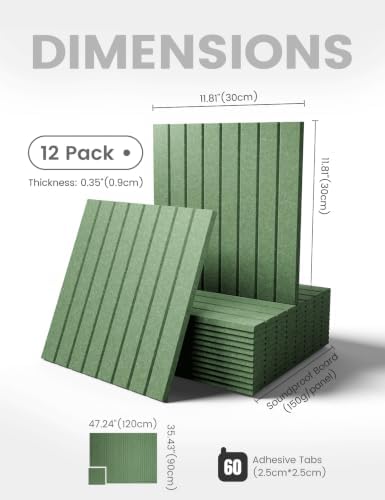 Fluxynara 48" x 36" Large Felt Bulletin Board, Moss Green - Image 2