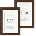 4x6 Picture Frame, Solid Oak Wood 4x6 Picture Frames with Mat to 3x5 by TumblerHome