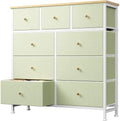 DUMOS 9 Drawer Dresser for Bedroom, Storage Organizer Chest of Drawers by DumosLifestyle