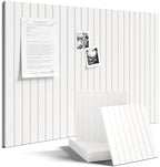 Fluxynara 36" x 24" Large Felt Bulletin Board, Milky White by FLUXYNARA