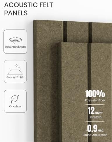 Fluxynara 36" x 24" Large Felt Bulletin Board, Earth Brown - Image 5