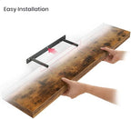Ballucci Floating Shelves for Wall, 36" Wood Wall Shelf Set of 2, with Invisible Brackets for Bathroom, Living Room, Bedroom, Kitchen, Nursery, 8" Deep, Rustic Brown - Image 5