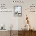 Hongkee 5.5 x 8.5 Diploma Frame Set of 4, Made of Real Glass and Grey Frame, 5.5 by 8.5 Photo for Wall or Tabletop - Image 4
