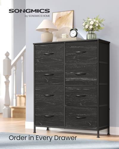 SONGMICS Dresser for Bedroom, Tall Dresser with 8 Fabric Drawers - Image 3