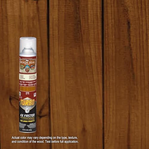 Ready Seal Exterior Wood Stain & Sealer, Pecan, Turbo Spray - Image 2