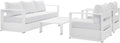 Modway Tahoe 4-Piece Outdoor Patio Set, Coffee Table by Modway