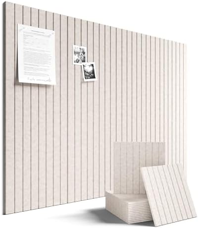 Fluxynara 48" x 36" Large Felt Bulletin Board, Oatmeal by FLUXYNARA