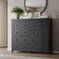 BORNOON Tall 8-Drawer Dresser, Modern Wooden Storage Chest of Drawers, Dresser TV Stand, Wood Drawer Organizer with Metal Handles for Bedroom, Living Room, Hallway by BORNOON