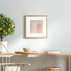 12x12 Wood Frame, Solid Oak 12x12 Picture Frames with Mat to 8x8 - Image 6